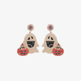 Ghost Rhinestone Alloy Earrings